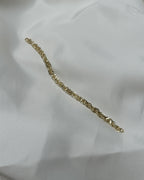 Royal Chain Gold Çelik Bileklik – Güçlü ve Zamansız Halka Tasarım