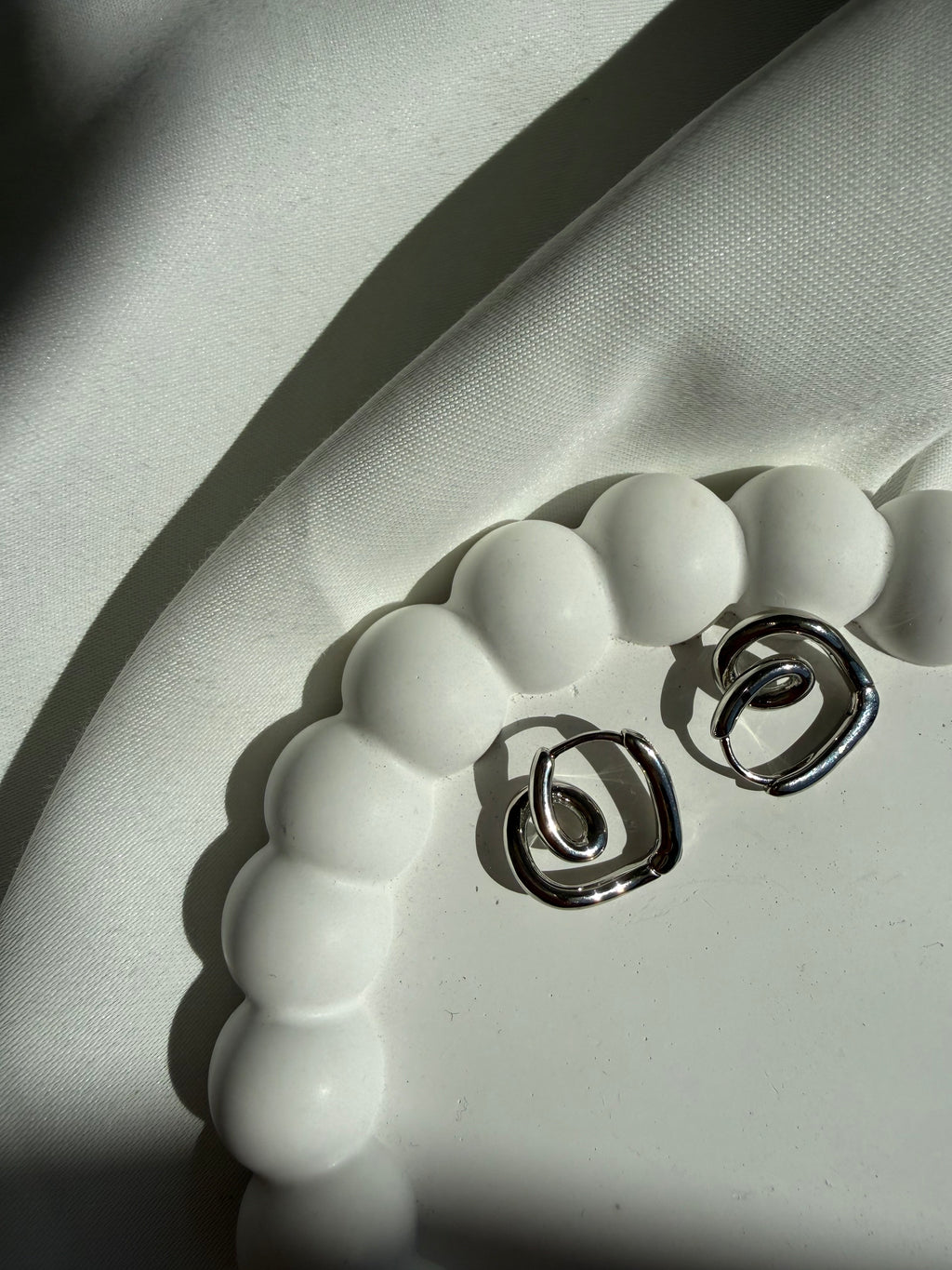 Tasarım Kalp Halka Çelik Küpe