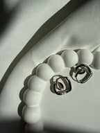 Tasarım Kalp Halka Çelik Küpe