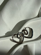 Tasarım Kalp Halka Çelik Küpe