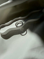 Tam Tur Yıldız Detaylı Zirkon Taşlı Çelik Yüzük