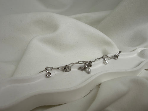 Arı Kovan Bal Charmlı Çelik Bileklik