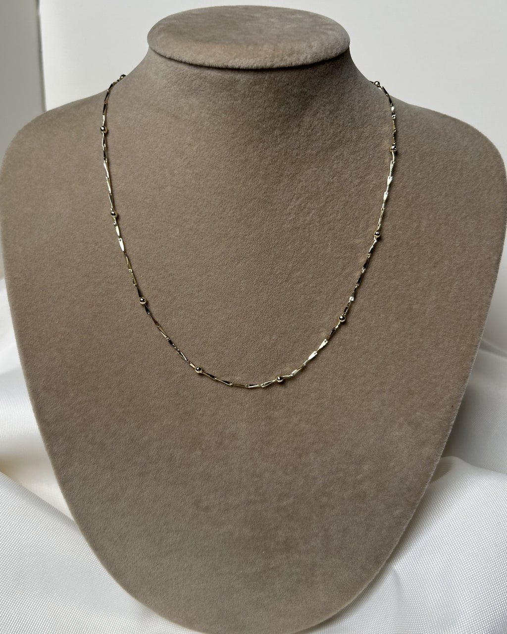 Çubuklu Boncuk Çelik Zincir Bar & Bead Stainless Steel Chain