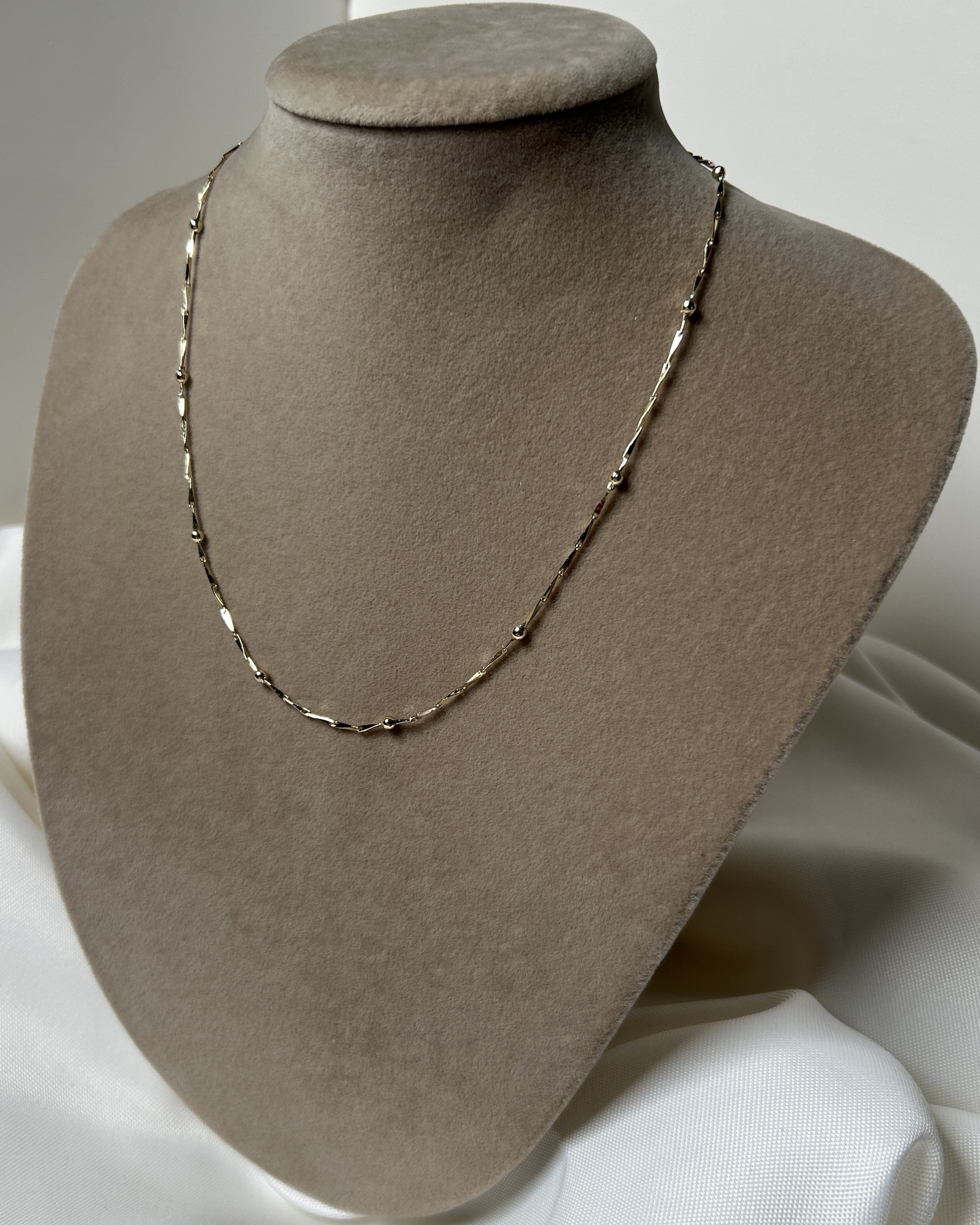 Çubuklu Boncuk Çelik Zincir Bar & Bead Stainless Steel Chain