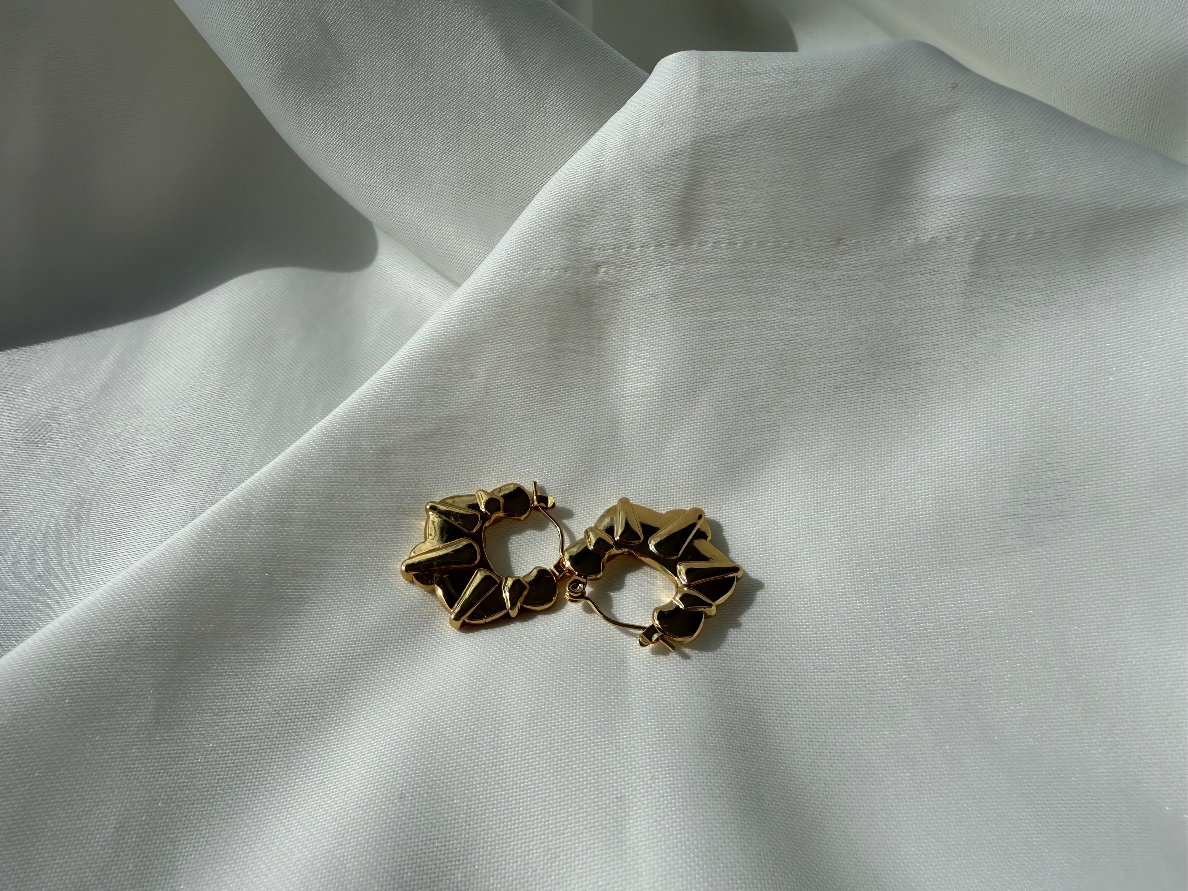 Tasarım Çelik Halka Küpe