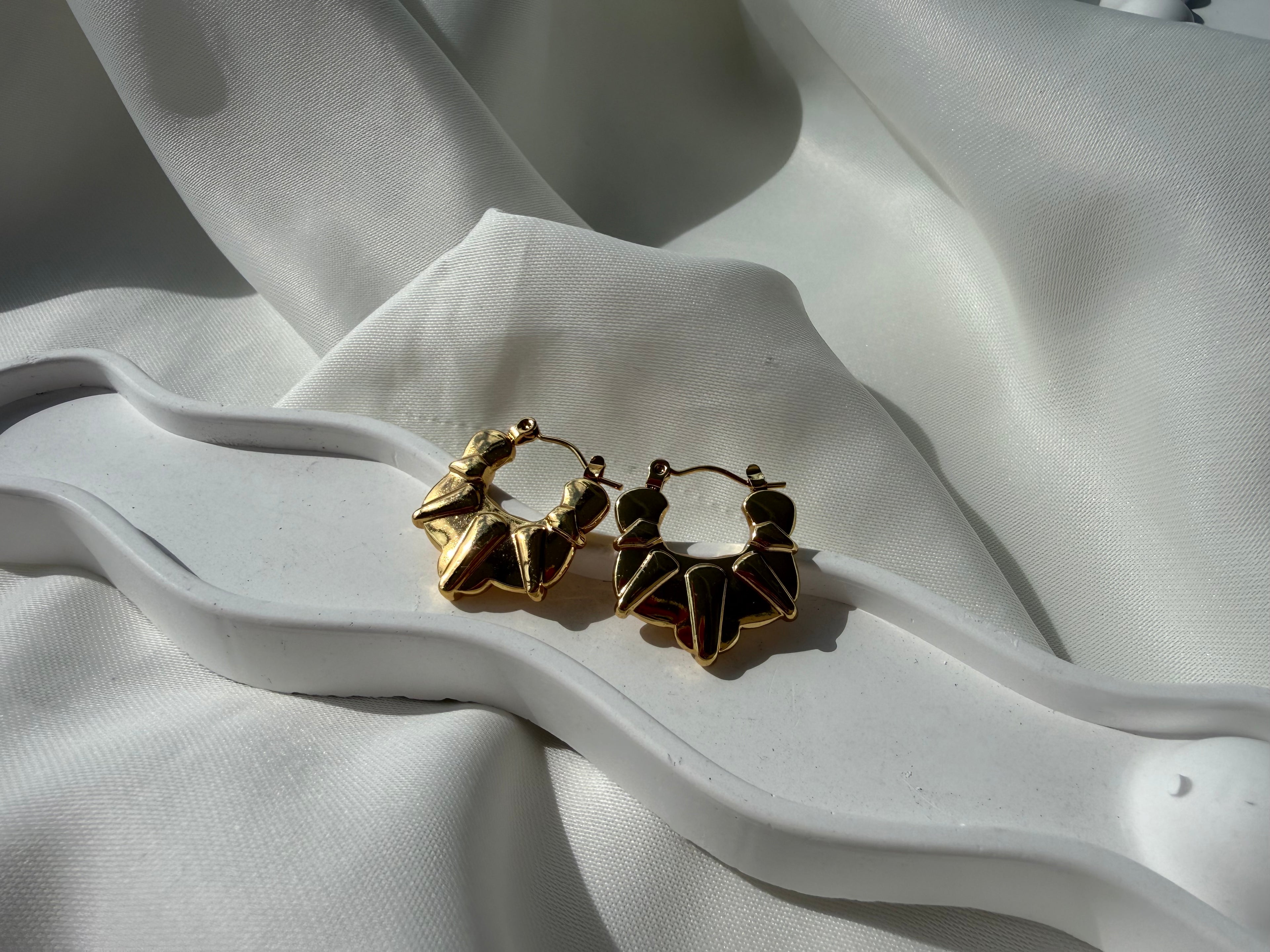 Tasarım Çelik Halka Küpe