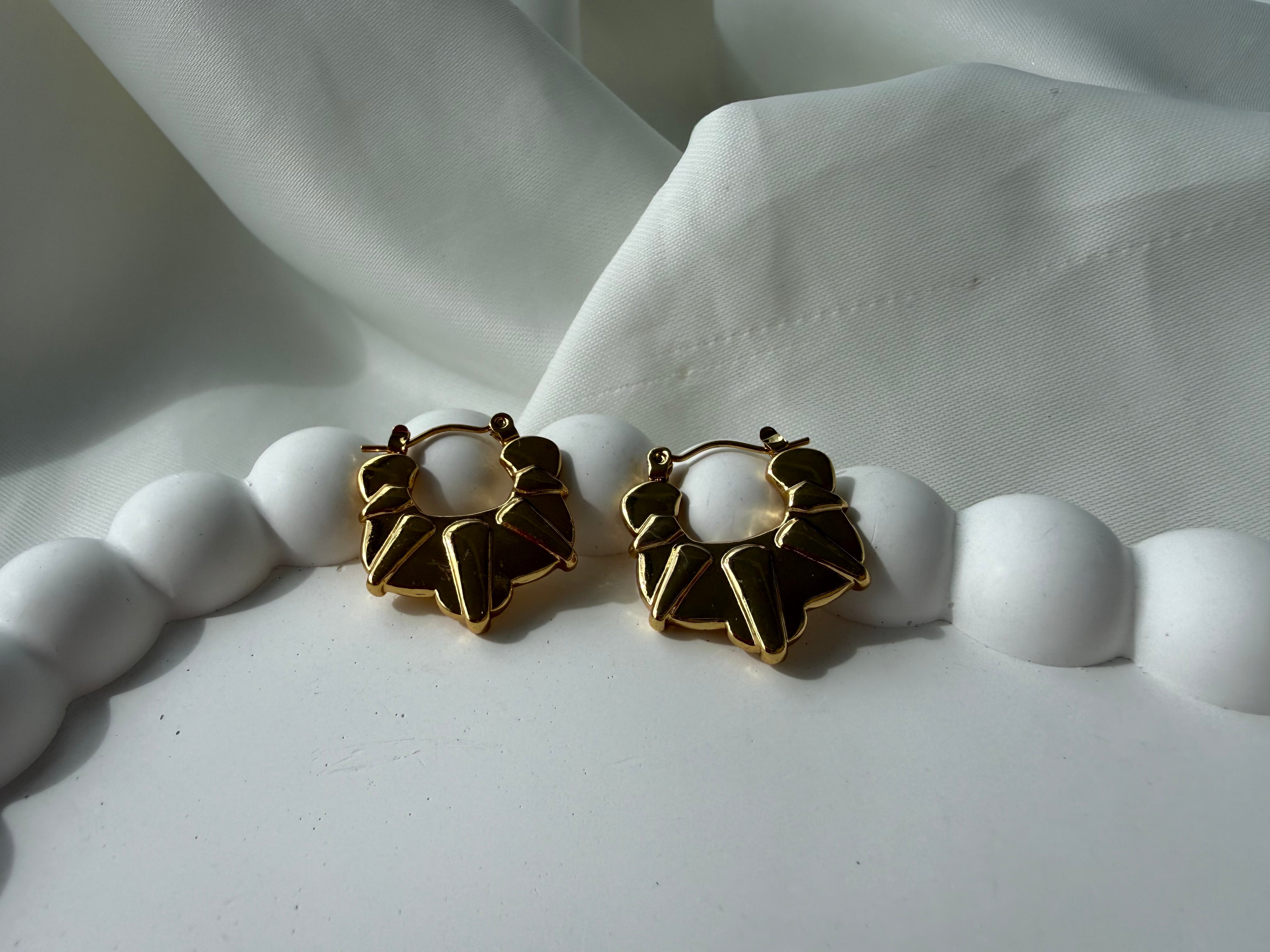 Tasarım Çelik Halka Küpe